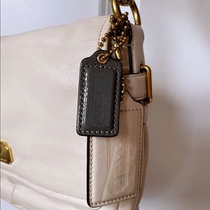 Coach chain leather purse